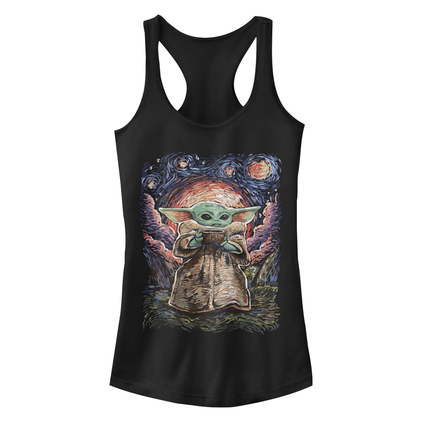 Junior's Star Wars Sipping Starries Tank Top