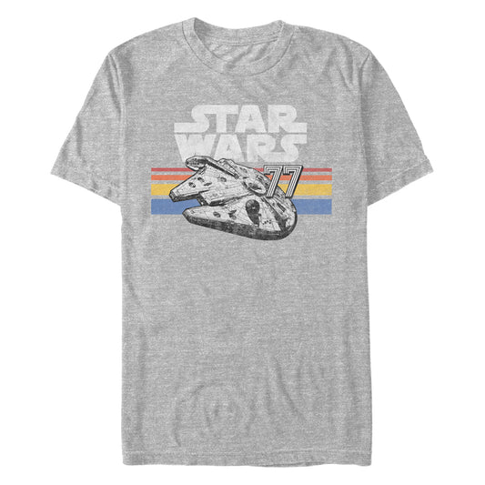 Men's Star Wars Vintage Falcon Stripes T-Shirt